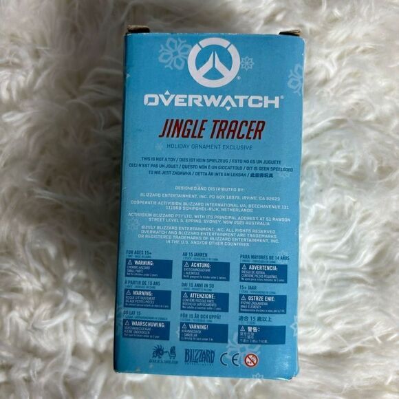 Overwatch Jingle Tracer Holiday Ornament Figure Blizzard Entertainment Christmas - Picture 4 of 5